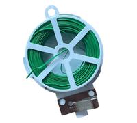 Legami di Spago da Giardino - Cravatte Verdi per Giardino - Fascette di Supporto riutilizzabili per la Crescita e la Manutenzione di Giardinaggio, Forniture per Fiorista, Taglierina integrata