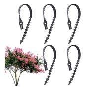 Legami di torsione per piante da giardino, cravatte flessibili per piante da giardino, cravatte vegetali multiuso, 5 cinghie di bloccaggio da giardino, attrezzi per attività all'aperto, organo di casa