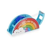 Legami - Dispenser per Nastro adesivo, Include Rotolo di Nastro adesivo, Lama Taglio seghettata, 13,5x6,5 cm