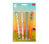 Legami Erasable Gel Pen - Astronaut, Koala, Santa Claus, Panda, Bear, Shark, Yet