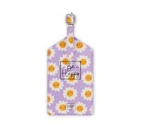 Legami - Etichetta Bagaglio, Luggage Tag per Valigia, Accessorio per Viaggio Aereo Crociera Treno, Tag del Bagaglio per Proteggi Dati in Pelle PU e Microfibra, Daisy
