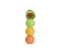 LEGAMI - Evidenziatore 3 in 1, Colori Pastello, Verde, Giallo, Arancione, Asciugatura rapida, Tema Avocado