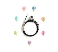 Legami - Filo Magnetico Portafoto, Magnetic Wire Photo Holder, 120 cm, Tema Air Balloon, 7 Ferma Foto a Forma di Mongolfiera, da Appendere