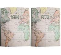 Legami Foglio B5 - Quaderno a Righe, Multicolore (Travel), 18,5x24,8 Cm (Confezione da 2)