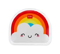 Legami - Gel Pack per Alimenti, Busta gel freddo/caldo, Riutilizzabile, 12x11 cm, Tema Rainbow