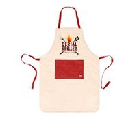Legami - Grembiule da Cucina Uomo Donna, Super Chef, per Grigliare, Barbecue, Tasca Frontale, Regolabile, Taglia Unica, Lavabile in Lavatrice, Dimensioni 56 x 76 cm, Tema Serial Griller