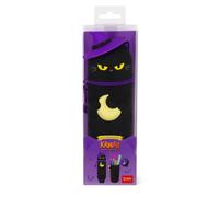 Legami Halloween Astuccio 2 in 1 in morbido Silicone Kawaii Portapenne Black Kit