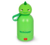 Legami - Hot & Cold BFF Children's Thermal Water Bottle, Dino Theme, in 18/8 Sta