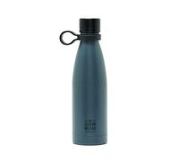 Legami - Hot&Cold, Bottiglia Termica 500 ml, Ø 7 cm, Leggera e Resistente, Chiusura Ermetica, Manico in Silicone Removibile, Variante Black, Senza BPA e Ftalati
