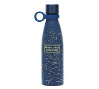 Legami - Hot&Cold, Bottiglia Termica 500 ml, Ø 7 cm, Leggera e Resistente, Chiusura Ermetica, Manico in Silicone Removibile, Tema Stars, Never Stop Dreaming