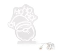 INSEGNA LUMINOSA NEON SANTA CLAUS LEGAMI
