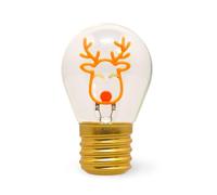Legami - Lampada da tavolo Lampadina al neon Bulb Fiction Reindeer - Ricaricabile USB, Senza fili