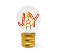 Legami - Lampada da Tavolo a forma di Lampadina, For Indoor Use Only, Ricaricabile con Cavo USB, Senza Fili, Tema Joy, 6.8 x 10.3 cm