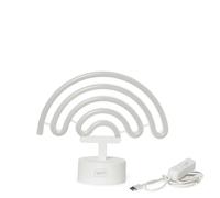 Legami - Lampada Led Effetto Neon, It's a Sign, Tema Rainbow, Doppia Alimentazione, Cavo Type-C (Incluso) o Batterie (non Incluse), Lampada da tavolo