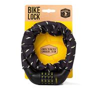 Legami - Lucchetto con Combinazione, Bike Lock, L 75 cm, Ø 1,4 cm, Tema Flash, Resistente all'Acqua e al Taglio, Combinazione Personalizzabile