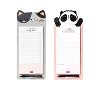 Legami Magnetico Bloc-Notes 11x28cm Gattini O Panda Tema 60 Foglio Matita Della