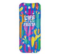 Legami - Materassino Mare Gonfiabile, Materassino Gonfiabile Singolo Blu, Life is a Fiesta, 2 Camere ad Aria, Include Toppa Autoadesiva per Piccoli Fori, Supporta Fino a 90 Kg, 80 x 175 cm, Cactus
