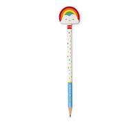 Legami - Matita con Gomma, After Rain Comes the Rainbow, 0,7x19 cm, Mina HB, Variante Rainbow, Tratto Preciso, per Disegnare e Scrivere