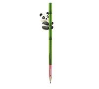 Legami - Matita con Gomma, I Love Bamboo, Ø 0,7 cm, H 18 cm, Mina HB, Variante Panda, Tratto Preciso, per Disegnare e Scrivere