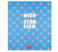 Legami - Maxi telo mare, per 2, Custodia inclusa, Compatto e Leggero, Asciugatura rapida, Ultra assorbente, per Spiaggia, Viaggi, Campeggio, Piscina, 175x200 cm, Tema Starfish