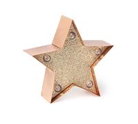 Legami - Mini Luce Decorativa,10x9,5 cm, Tema Stars, Gancio Posteriore per Appenderla, Tasto ON/OFF, 3 Batterie LR44 Incluse, Solo per uso Interno