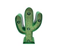 Legami - Mini Luce Decorativa, 12 x 3,3 x 7,5 cm, in Metallo, Legno, Plastica, Tema Cactus, 2 Fessure sul Retro per Appendere la Luce al Muro, Colore Luce Bianco Caldo