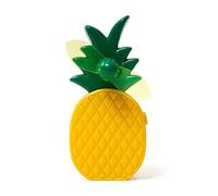 Legami - Mini Ventilatore Portatile, con Pale flessibili, Tascabile, 5,5x12 cm, Tema Pineapple