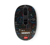 Legami - Mouse Wireless con Ricevitore USB Ultra Compatto, Tema Genius, 3 Opzioni di Velocità, Materiale ABS, Connessione Wireless fino a 10 m