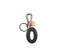 Legami My Initial Portachiavi O Black Nero, Key Chain Unisex Adulto, Taglia unica