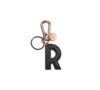 Legami My Initial Portachiavi R Black Nero, Key Chain Unisex Adulto, Taglia unica