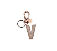 Legami My Initial Portachiavi V (Pink) Rosa Oro, Key Chain Unisex Adulto, Taglia unica