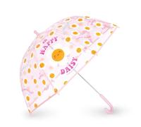 Legami - Ombrello per Bambini Dancin' In The Rain, Tema Daisy, Struttura Antivento, Apertura manuale, Chiusura in Tessuto con Spazio per Nome, Impugnatura a Gancio, 73x65 cm