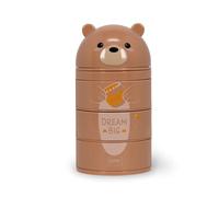 Legami - Organiser da Scrivania, Desk Organiser con 3 Cassetti ad Apertura Laterale, Scomparto Superiore con Chiusura a Scorrimento, Tema Teddy Bear
