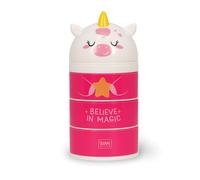 Legami - Organiser da Scrivania, Desk Organiser con 3 Cassetti ad Apertura Laterale, Scomparto Superiore con Chiusura a Scorrimento, Tema Unicorn