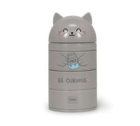 Legami - Organiser da Scrivania, Desk Organiser con 3 Cassetti ad Apertura Laterale, Scomparto Superiore con Chiusura a Scorrimento, Tema Kitty