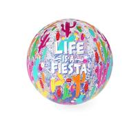 Legami - Palla da Spiaggia Gonfiabile, Beach Ball, Pallone Gonfiabile in PVC, Morbido per Bambini, Palla Gonfiabile per Feste Mare, Gonfiabile per Giocare Calcio Pallavolo, Diametro 40 cm, Cactus
