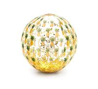 Legami - Palla da Spiaggia Gonfiabile, con Glitter, Ideale per Giocare sulla Spiaggia, in Piscina e in Giardino, ⌀ 40 cm, Tema Pineapple