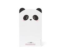 Legami Paper Thoughts Blocco Note con 70 Fogli Staccabili, Bianco (Panda), 19 x 11 cm
