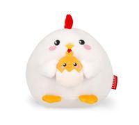 Legami - Peluche Plush Super Soft!, Tema Hen, Formato Mini, con Carta d'Identità personalizzabile, Sta in Piedi da Solo, 14x15x12 cm