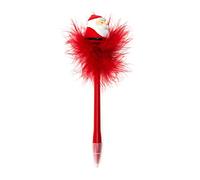 Legami - Penna a Sfera con Babbo Natale luminoso, Inchiostro Blu, Punta da 0,7 mm, 3,5x20 cm, per Bambini e Adulti, Tema Santa Claus