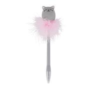 Legami - Penna a Sfera con Gatto luminoso, Inchiostro Blu, Punta da 0,7 mm, 3,5x20 cm, per Bambini e Adulti, Tema Kitty