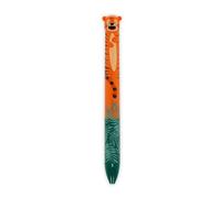 Legami - Penna Click&Clack a Due Colori, Inchiostro Blu e Arancione, Penna a Scatto, Ideale per Scuola Ufficio Casa, Bicolore, Diametro Punta 1 mm, Tema Tiger