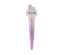 Legami - Penna Gel Antistress Squeezies, Tema Bunny, Cancelleria Per Scrivere Rilassarsi Concentrarsi, Penna Anti Stress, Super Morbida, Inchiostro Nero, Diametro Punta 1 mm