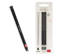 Legami - Penna Gel Cancellabile, Sfera sull'Estremità per Rimuovere l'Inchiostro senza Consumare il Foglio - Inchiostro Nero Termosensibile, Diametro Punta 0,7 mm - Tema Cats