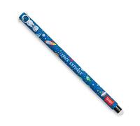 Legami - Penna Gel Cancellabile, Sfera sull'Estremità per Rimuovere l'Inchiostro senza Consumare il Foglio - Inchiostro Nero Termosensibile, Diametro Punta 0,7 mm - Tema Astronaut