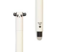 Legami - Penna Gel Cancellabile, Sfera sull'Estremità per Rimuovere l'Inchiostro senza Consumare il Foglio - Inchiostro Nero Termosensibile, Diametro Punta 0,7 mm - Tema Panda