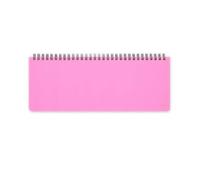 Legami - Planning da Scrivania 13 Mesi - Desk Planner da Gennaio 2025 a Gennaio 2026, Agenda da Tavolo Formato Orizzontale, Spiralata, Una Settimana per Pagina, Rubrica, 27.2 x 10.2, Bubblegum