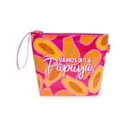 Legami - Pochette Mare Donna, Beach Pouch con Cerniera e Laccetto Laterale, Borsa Porta Costume e Accessori Mare, Trousse da Spiaggia Ideale per Bambine, Ragazze, Donne in Spiaggia, 20 x 16 cm, Papaya