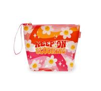 Legami - Pochette Mare Donna, Beach Pouch con Cerniera e Laccetto Laterale, Borsa Porta Costume e Accessori Mare, Trousse da Spiaggia Ideale per Bambine, Ragazze, Donne in Spiaggia, 20 x 16 cm, Daisy