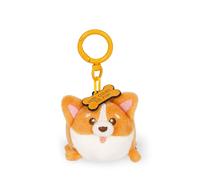 Legami - Portachiavi Super Soft! a Tema Corgi, Portachiavi di Peluche, Ciondolo con Messaggio Inciso e Moschettone in Zinco, 7x11 cm
